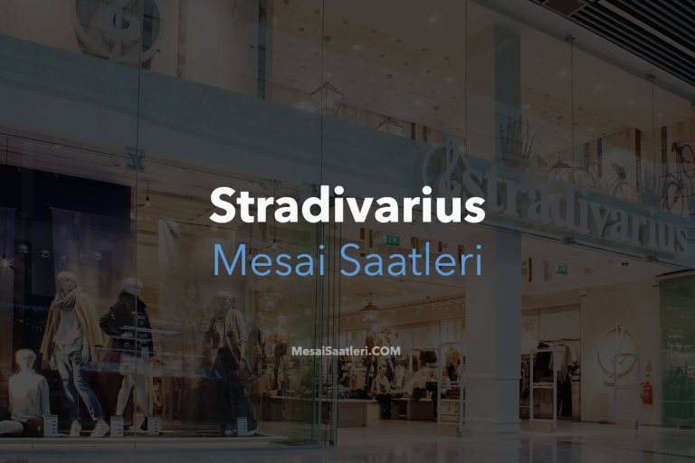Stradivarius Mesai Saatleri